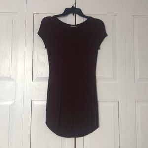 Dark Purple T-shirt Dress